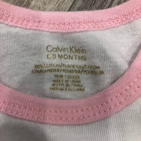 5 for $10 CALVIN KLEIN baby girl onesie - Picture 2 of 3